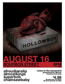 Bourbon Street - August 16 - 8pm